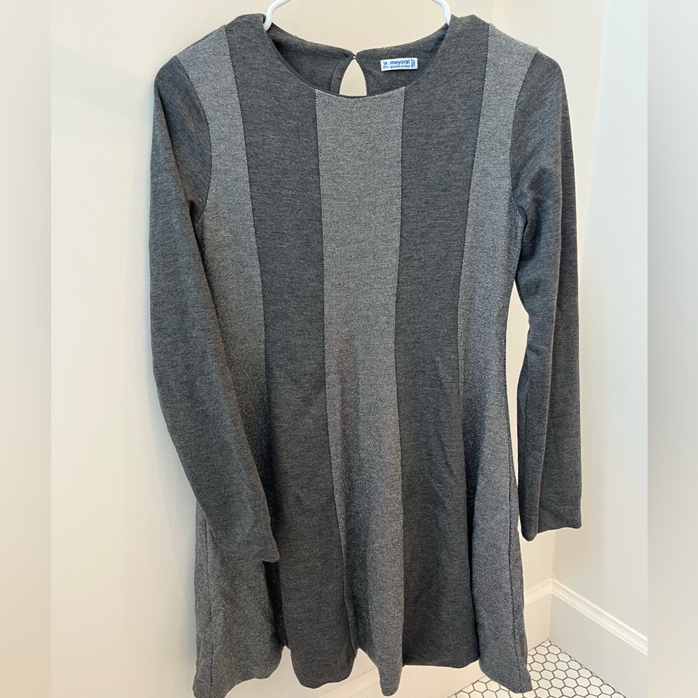 Mayoral Charcoal and Silver Dress